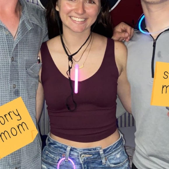 Nikki-Bikini Cropped Tank💜 - Picture 2 of 2